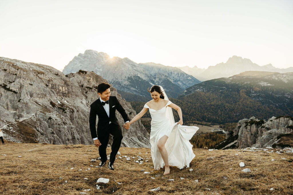Sunset Cadini di Misurina elopement