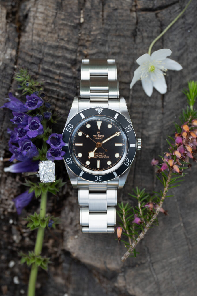 Tudor watch elopement detail for Dolomites elopement