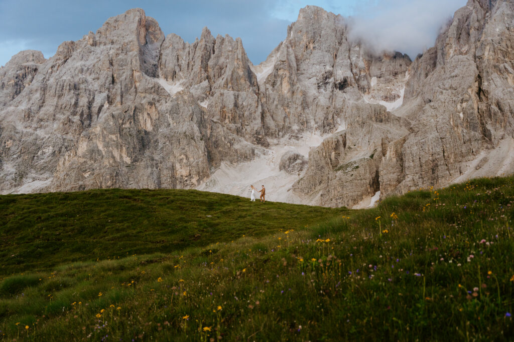 Passo Rolle Elopement Dolomites
