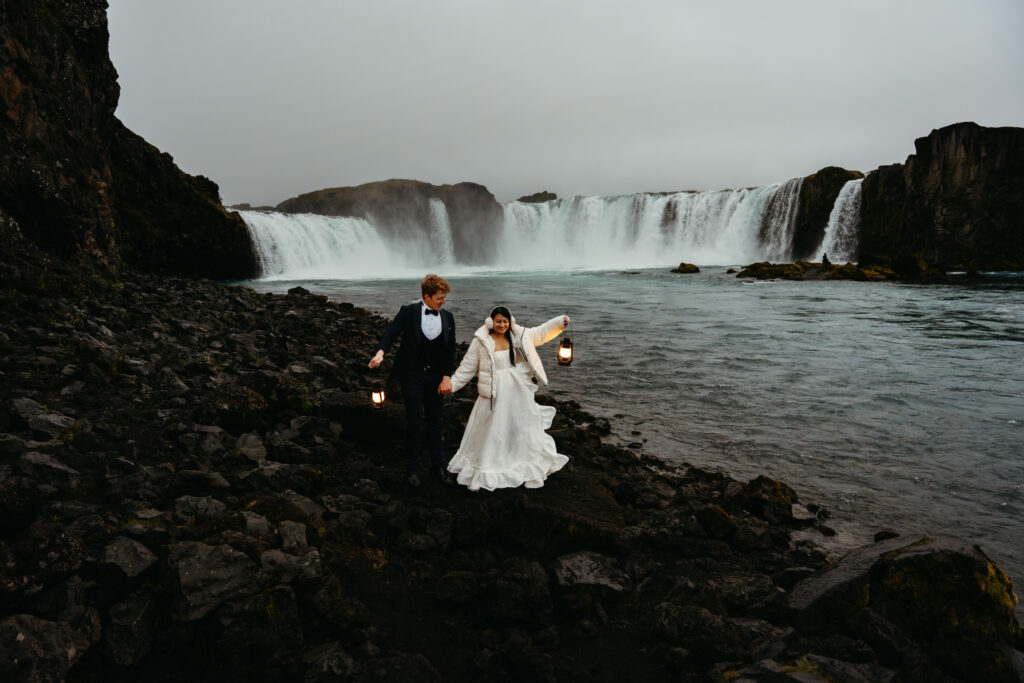 Iceland Elopement Godafoss