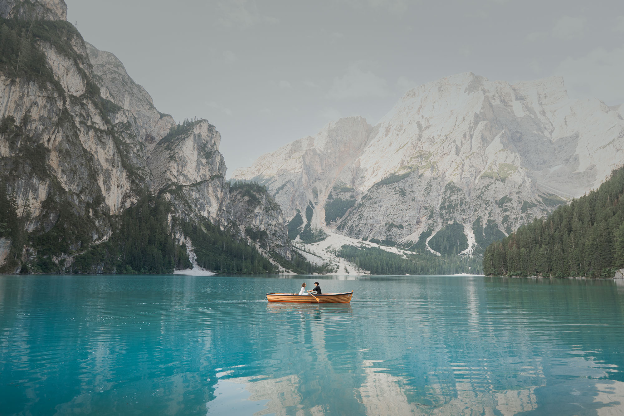 Lago di Braies, one of the top places to elope in Europe